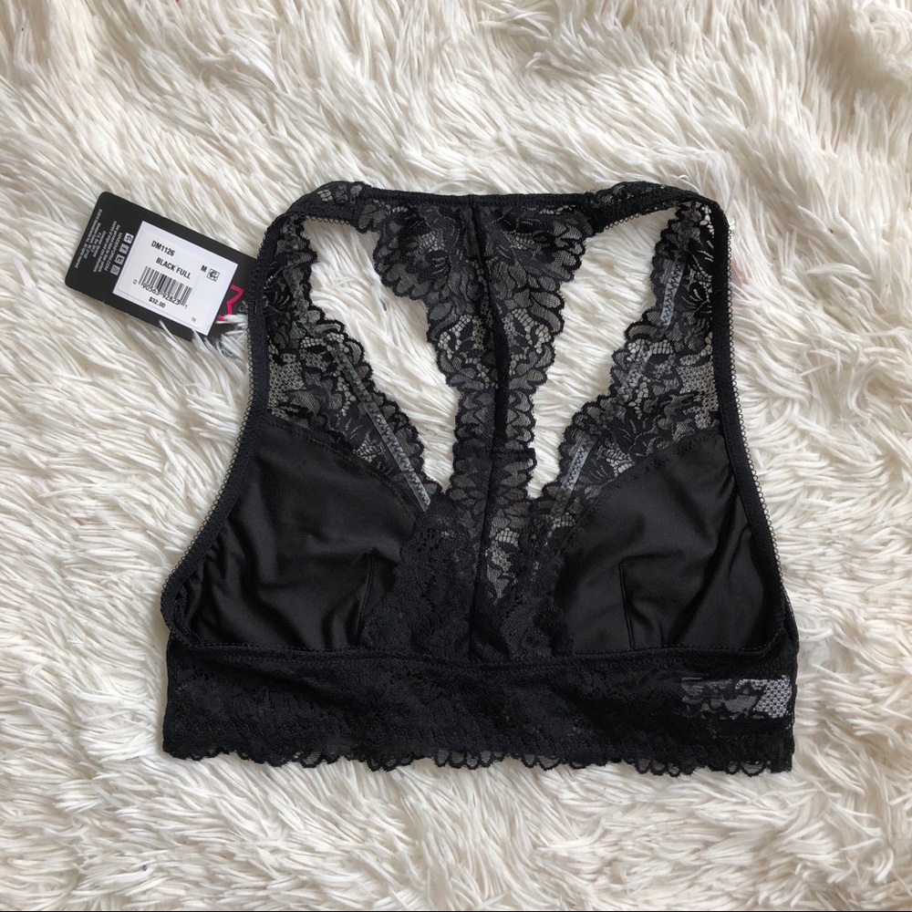 Maidenform T-Back Lace Lightly Lined Bralette M - Picture 2 of 7